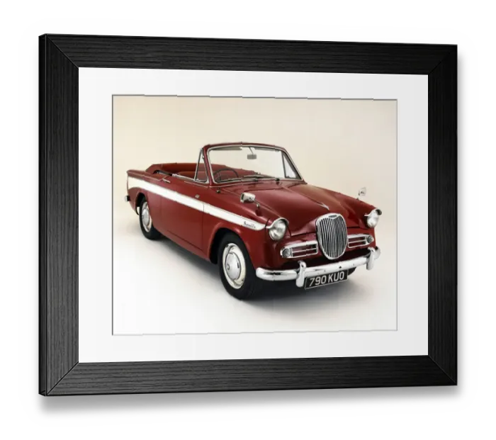 Framed Print : 1962 Singer Gazelle 1600 IIIc Framed Print : 1962 Singer Gazelle 1600 IIIc