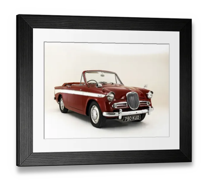 Framed Print : 1962 Singer Gazelle 1600 IIIc