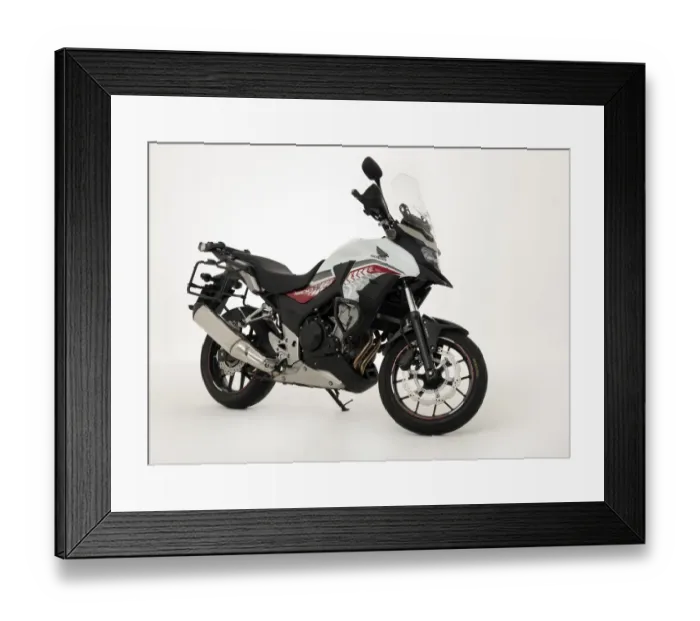 Framed Print : 2016 Honda 500X Motorcycle Framed Print : 2016 Honda 500X Motorcycle