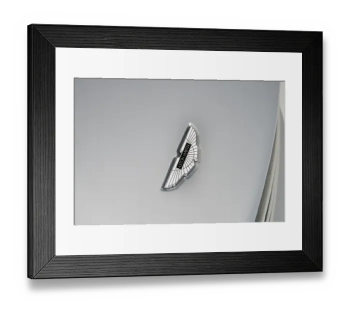 Framed Print : 2007 Aston Martin DBS badge Framed Print : 2007 Aston Martin DBS badge