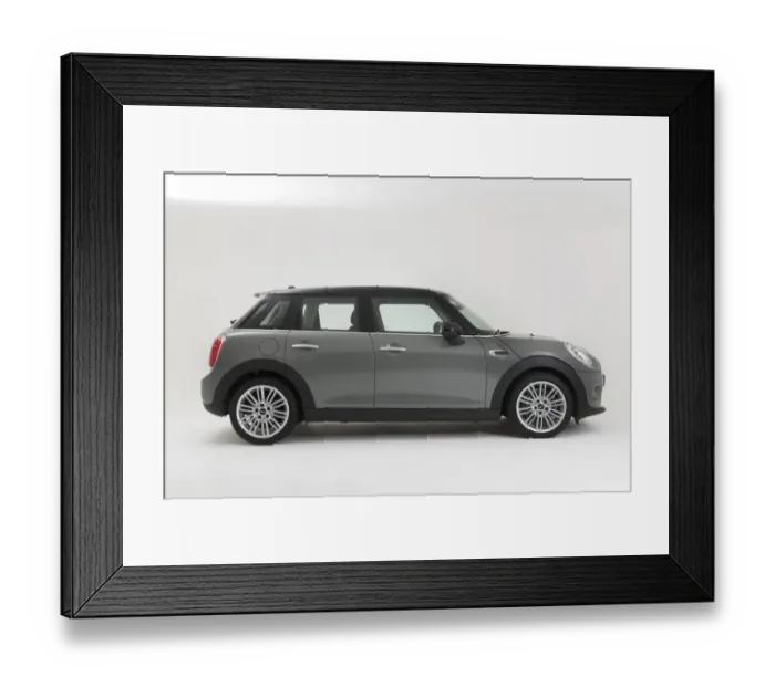Framed Print : Mini Cooper 5 door 2017 Framed Print : Mini Cooper 5 door 2017