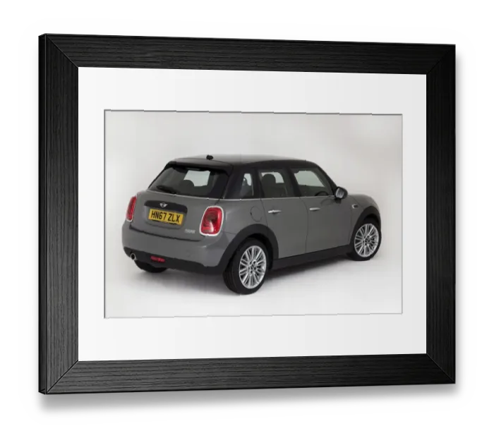 Framed Print : Mini Cooper 5 dr 2017 Framed Print : Mini Cooper 5 dr 2017