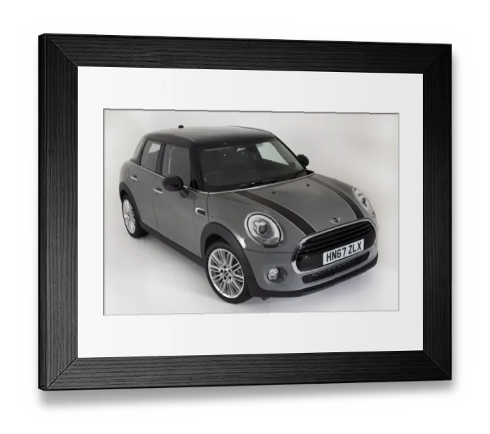 Framed Print : Mini Cooper 5 door 2017 Framed Print : Mini Cooper 5 door 2017