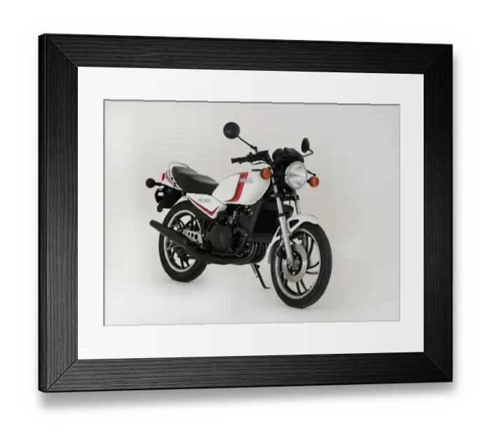 Framed Print : Yamaha RD250 LC 1981
