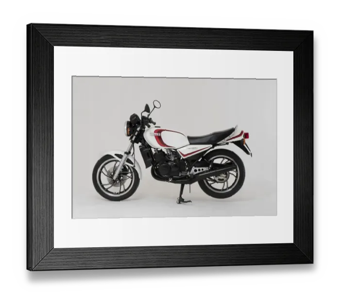 Framed Print : Yamaha RD250 LC 1981