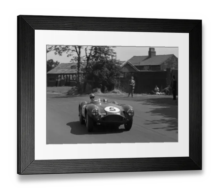 Framed Print : Aston Martin DB3S Reg Parnell, Aintree16 / 07 / 1955 Framed Print : Aston Martin DB3S Reg Parnell, Aintree16 / 07 / 1955