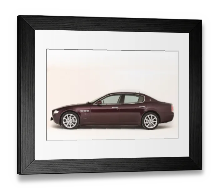 Framed Print : 2008 Maserati Quattroporte V Framed Print : 2008 Maserati Quattroporte V