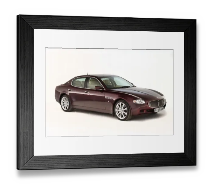 Framed Print : 2008 Maserati Quattroporte V Framed Print : 2008 Maserati Quattroporte V