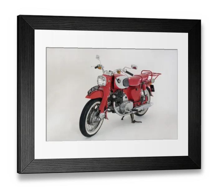 Framed Print : 1967 Honda C77
