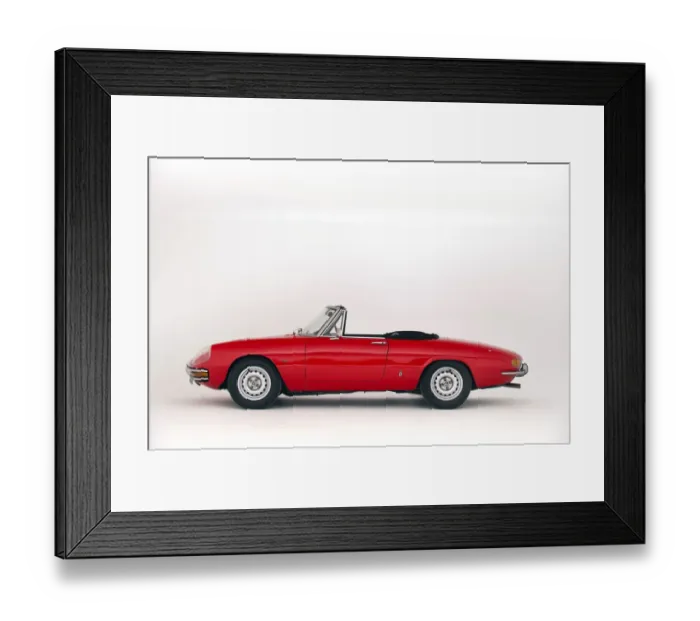 Framed Print : 1968 Alfa Romeo 1750 Spyder Framed Print : 1968 Alfa Romeo 1750 Spyder