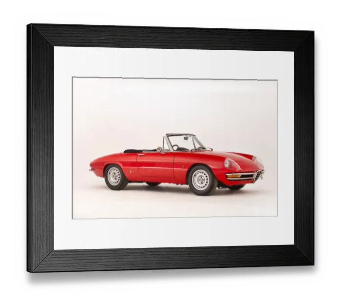 Framed Print : 1968 Alfa Romeo 1750 Spyder Framed Print : 1968 Alfa Romeo 1750 Spyder