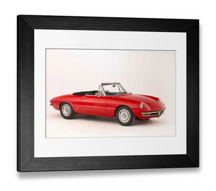 Framed Print : 1968 Alfa Romeo 1750 Spyder Framed Print : 1968 Alfa Romeo 1750 Spyder