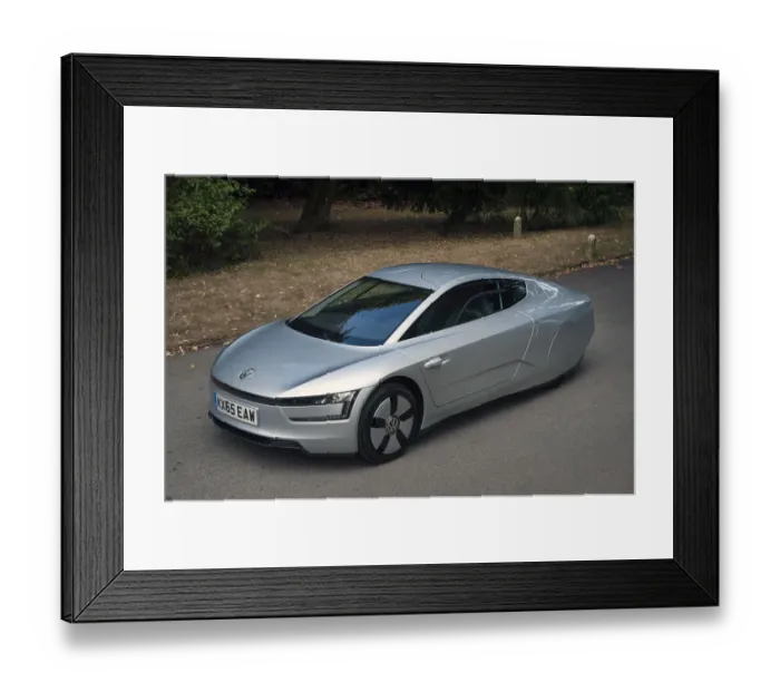 Framed Print : 2014 Volkswagen XL1 hybrid