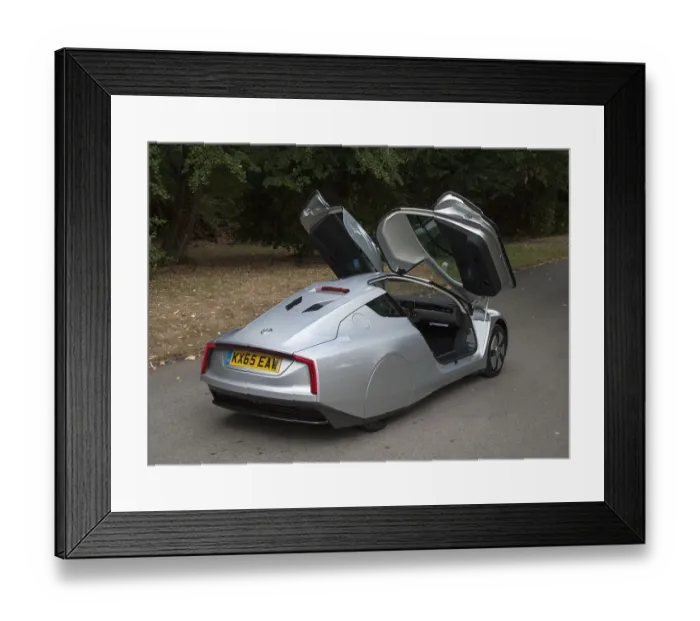 Framed Print : 2014 Volkswagen XL1 hybrid Framed Print : 2014 Volkswagen XL1 hybrid