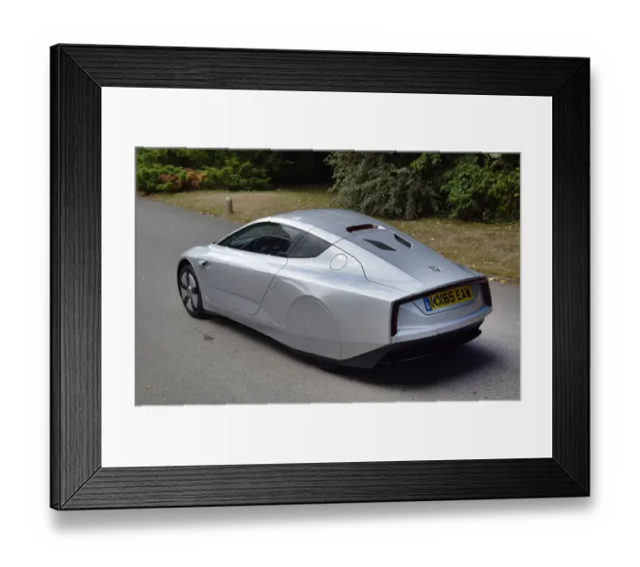 Framed Print : 2014 Volkswagen XL1 hybrid Framed Print : 2014 Volkswagen XL1 hybrid