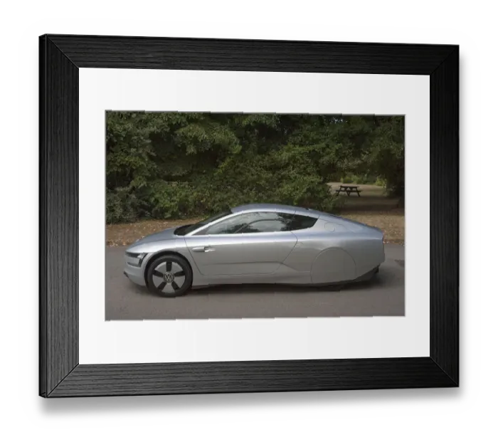 Framed Print : 2014 Volkswagen XL1 hybrid
