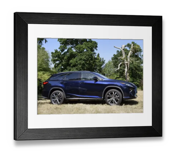 Framed Print : 2018 Lexus RX hybrid Framed Print : 2018 Lexus RX hybrid