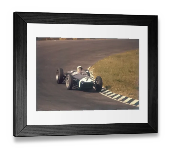 Framed Print : Lotus 18, Stirling Moss Framed Print : Lotus 18, Stirling Moss