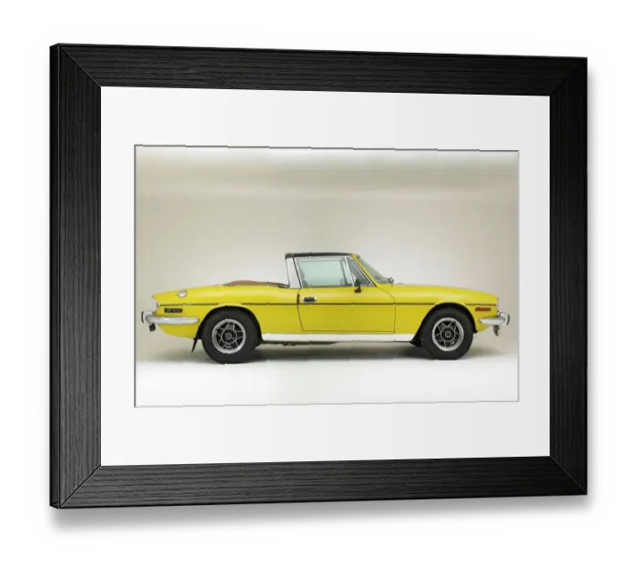 Framed Print : 1976 Triumph Stag