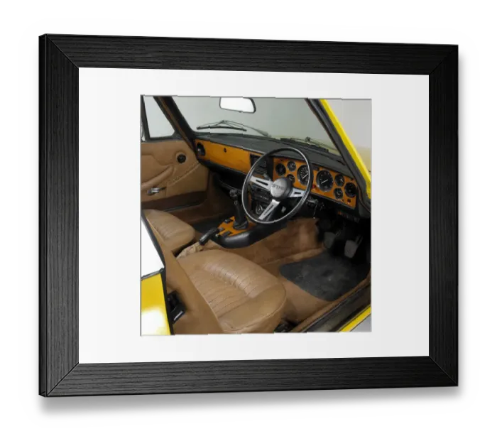Framed Print : 1976 Triumph Stag
