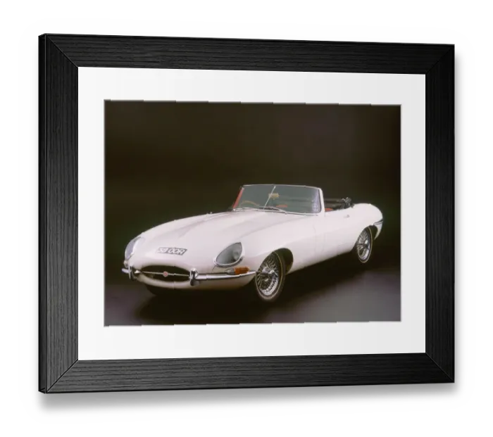 Framed Print : 1962 Jaguar E type