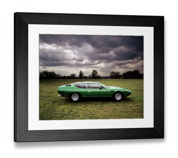 Framed Print : 1970 Lamborghini Espada