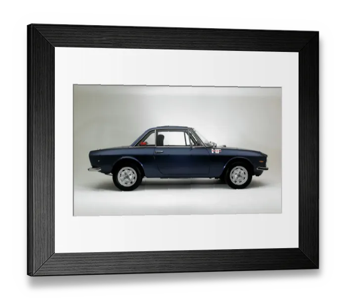 Framed Print : 1972 Lancia Fulvia 1600 HF