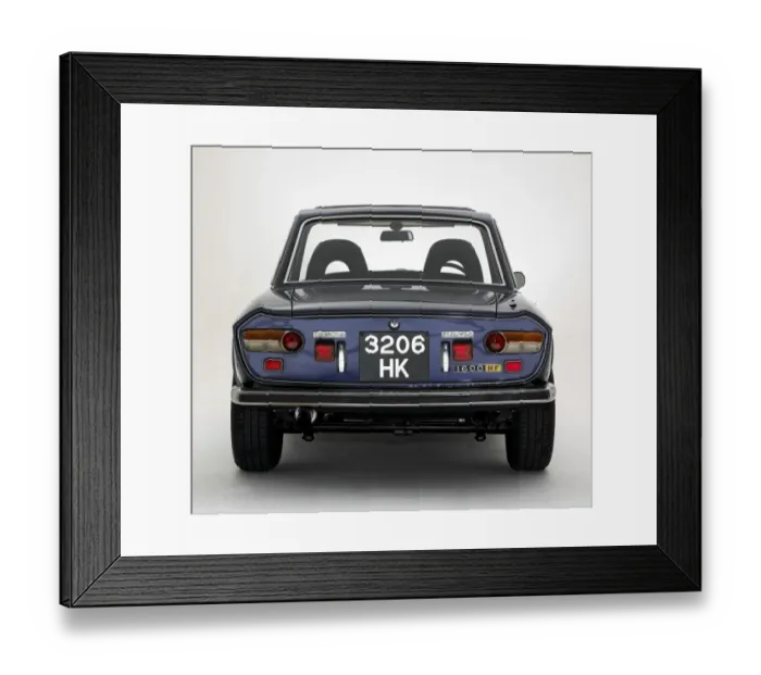 Framed Print : 1972 Lancia Fulvia