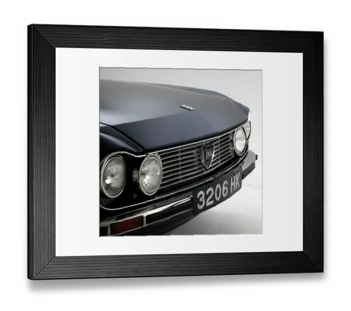 Framed Print : 1972 Lancia Fulvia