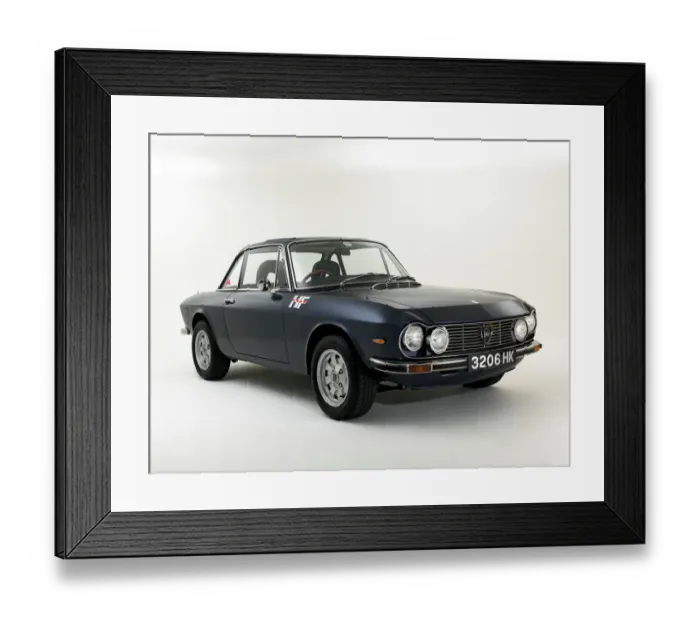 Framed Print : 1972 Lancia Fulvia