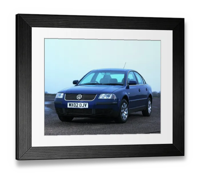Framed Print : 2002 VW Passat Framed Print : 2002 VW Passat