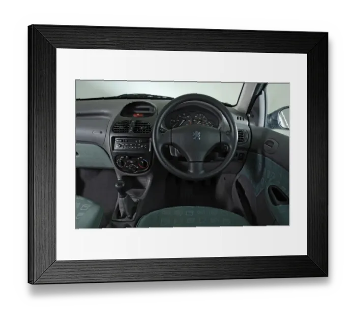Framed Print : 2002 Peugeot 206