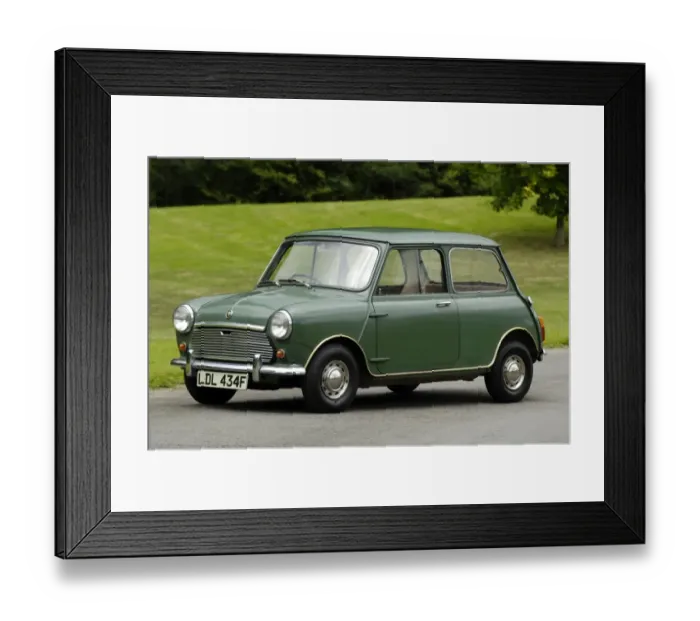 Framed Print : 1968 Morris Mini Framed Print : 1968 Morris Mini