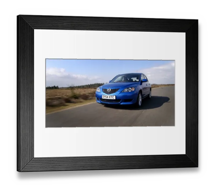 Framed Print : 2004 Mazda 3 1. 6