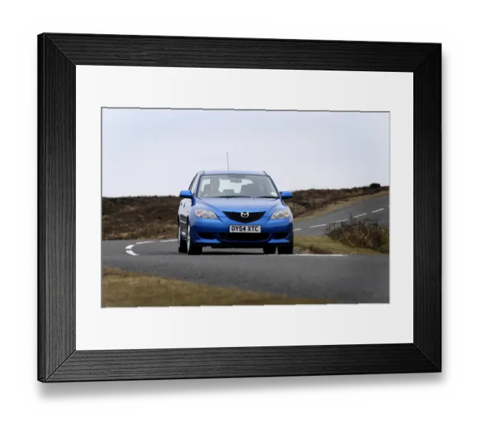 Framed Print : 2004 Mazda 3 1. 6 Framed Print : 2004 Mazda 3 1. 6