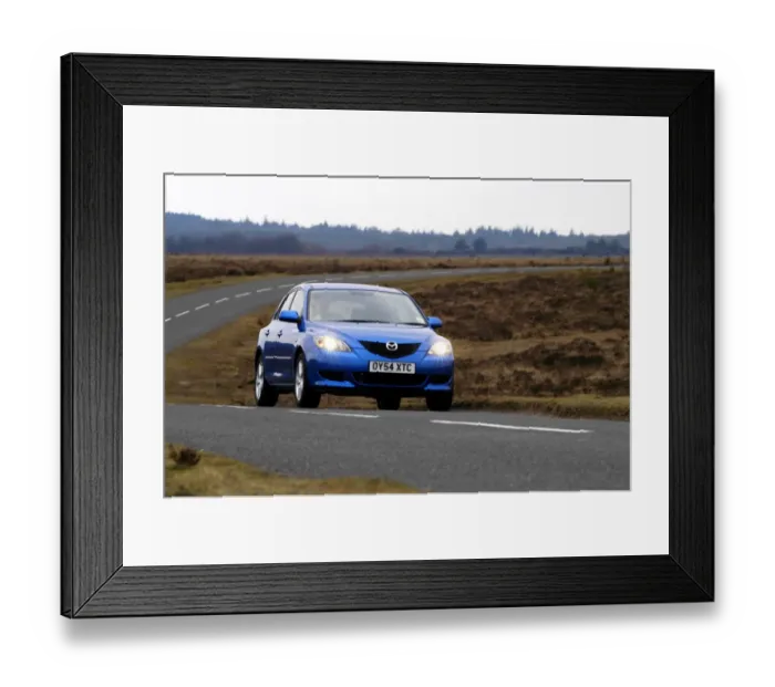 Framed Print : 2004 Mazda 3 1. 6 Framed Print : 2004 Mazda 3 1. 6