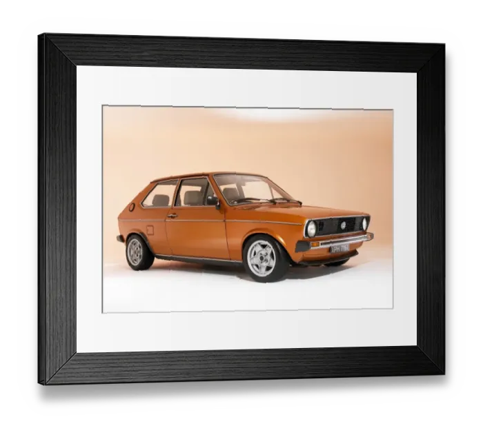 Framed Print : 1978 VW Polo (Customised) Framed Print : 1978 VW Polo (Customised)
