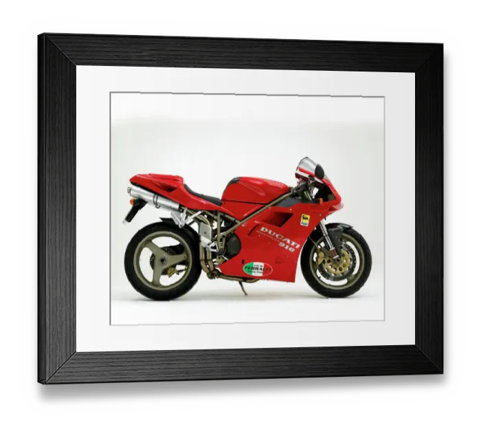 Framed Print : 1995 Ducati 916