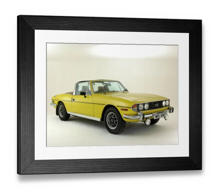Framed Print : 1976 Triumph Stag