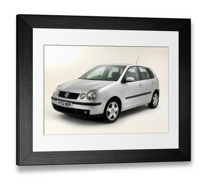 Framed Print : 2002 VW Polo Framed Print : 2002 VW Polo