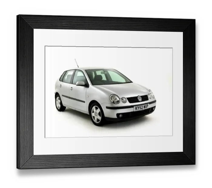 Framed Print : 2002 VW Polo Framed Print : 2002 VW Polo