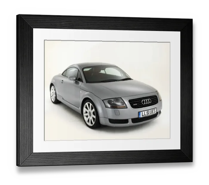 Framed Print : 2001 Audi TT Coupe Framed Print : 2001 Audi TT Coupe