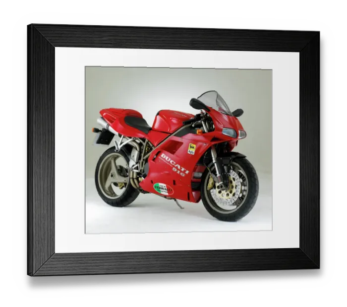 Framed Print : 1995 Ducati 916