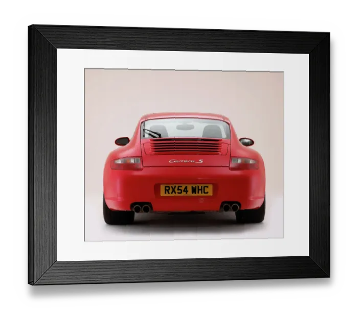 Framed Print : 2004 Porsche 911