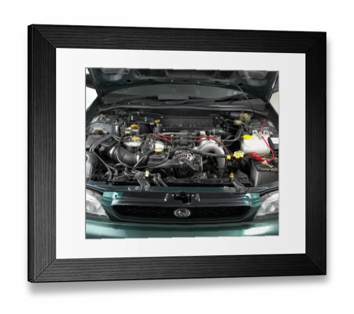 Framed Print : 1997 Subaru Impreza