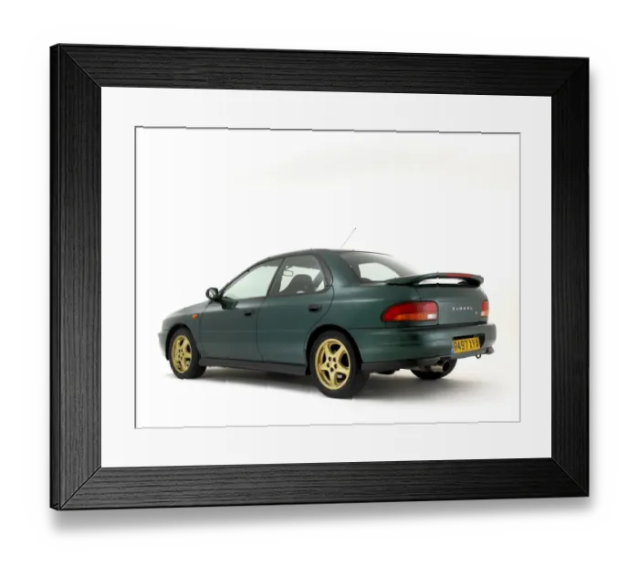 Framed Print : 1997 Subaru Impreza Turbo Framed Print : 1997 Subaru Impreza Turbo