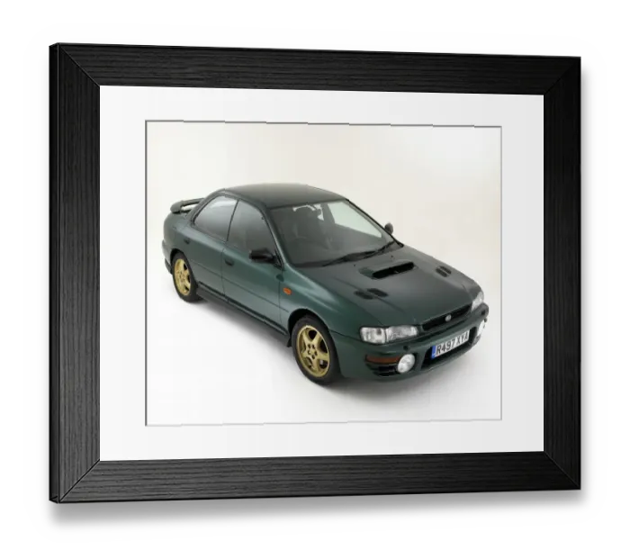Framed Print : 1997 Subaru Impreza