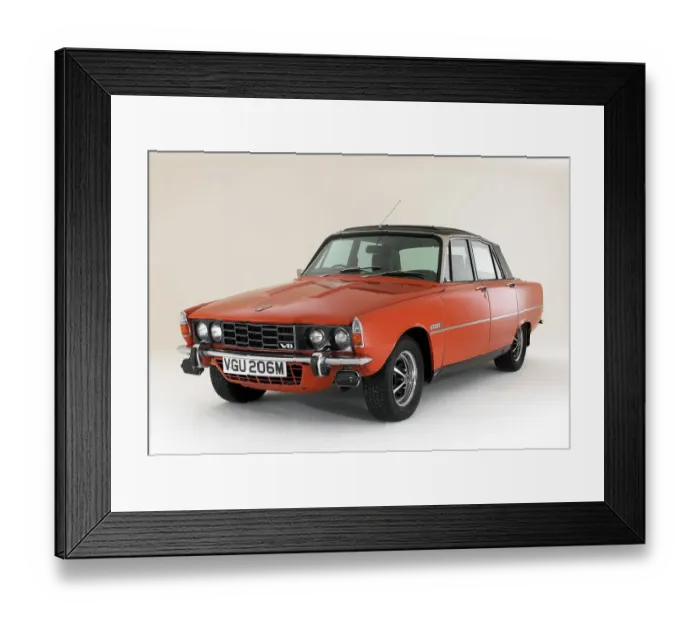 Framed Print : 1974 Rover P6 3500S Framed Print : 1974 Rover P6 3500S