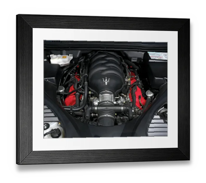 Framed Print : 2004 Maserati Quattroporte