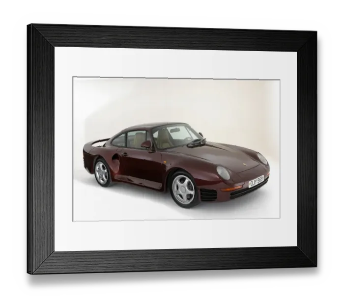 Framed Print : 1988 Porsche 959